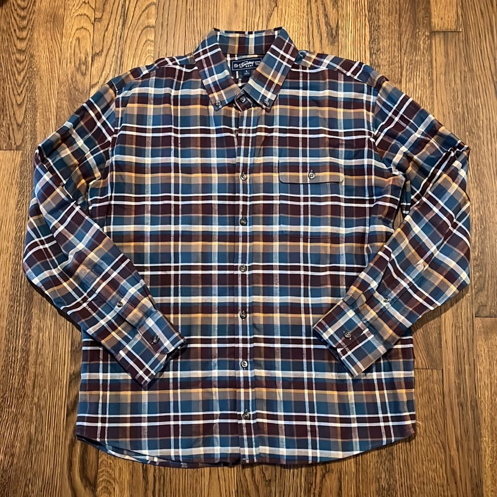 Men’s Plaid Button Down